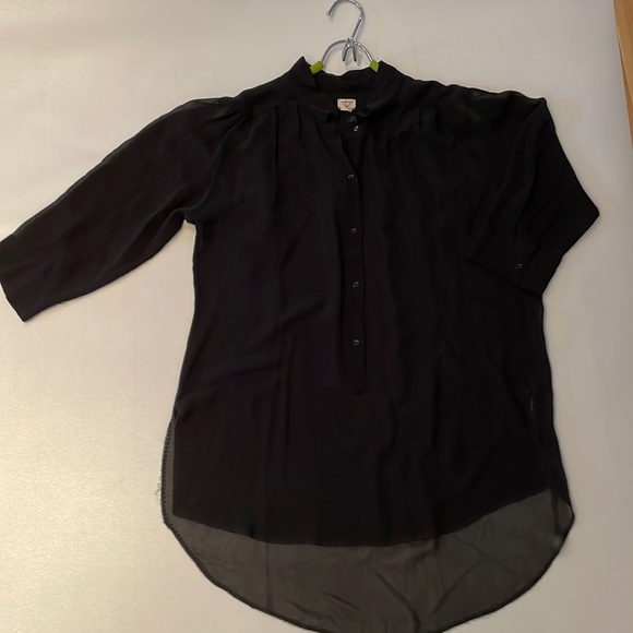 Wilfred Black Sheer Blouse - size small - Picture 1 of 4
